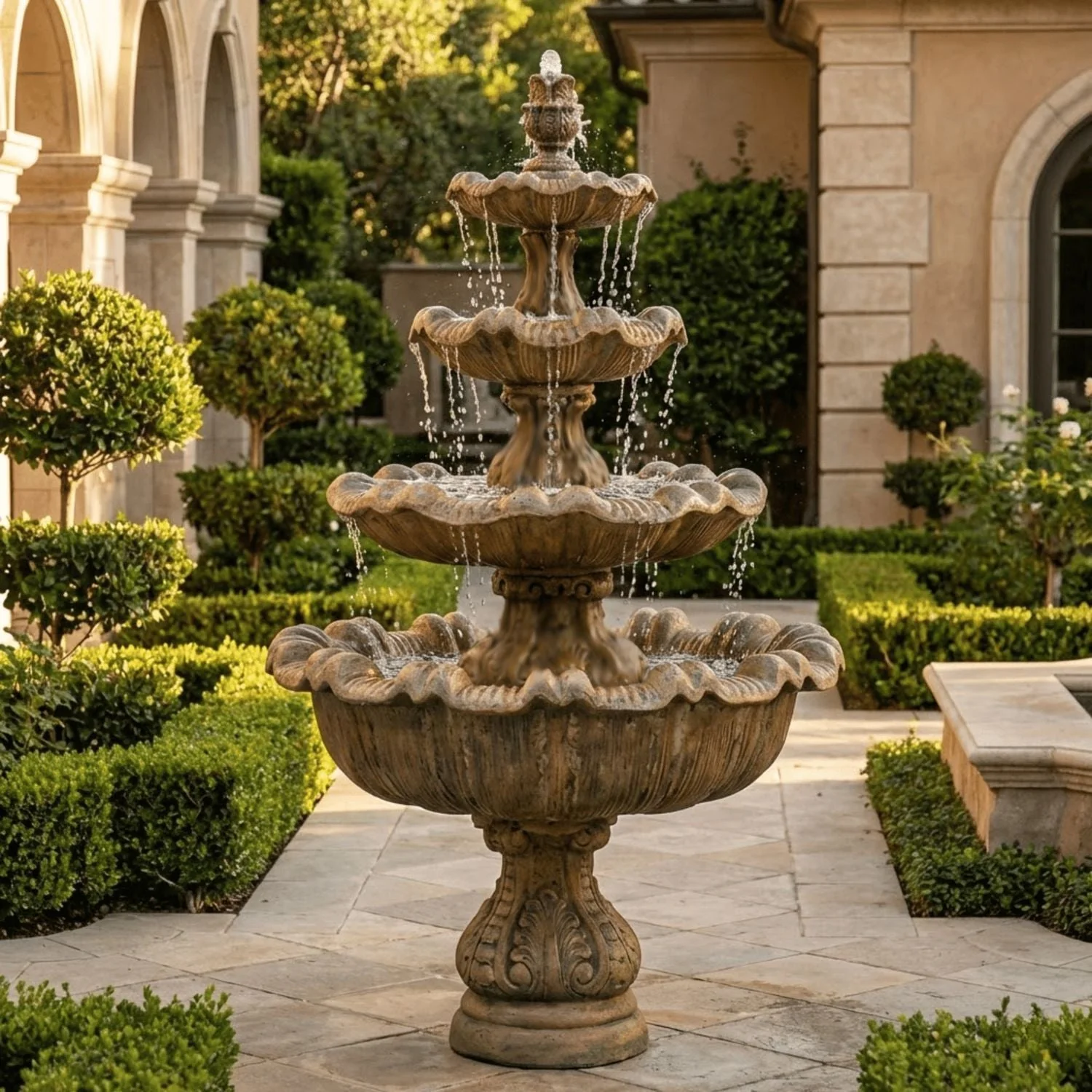 Custom fountains, cascades and reflection pools